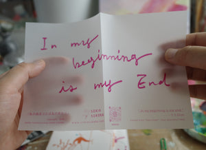 ZINE "In my beginning is my end" オレンジ / in Orange